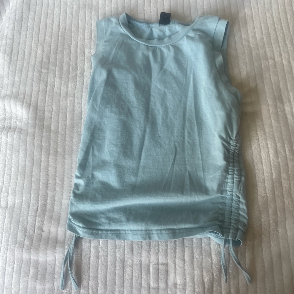 SHEIN Light Blue Kids Tank Top